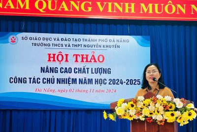 Hội thi Giáo viên chủ nhiệm giỏi cấp thành phố năm học 2024 – 2025